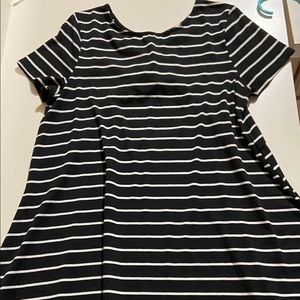 Black Stripped Dress